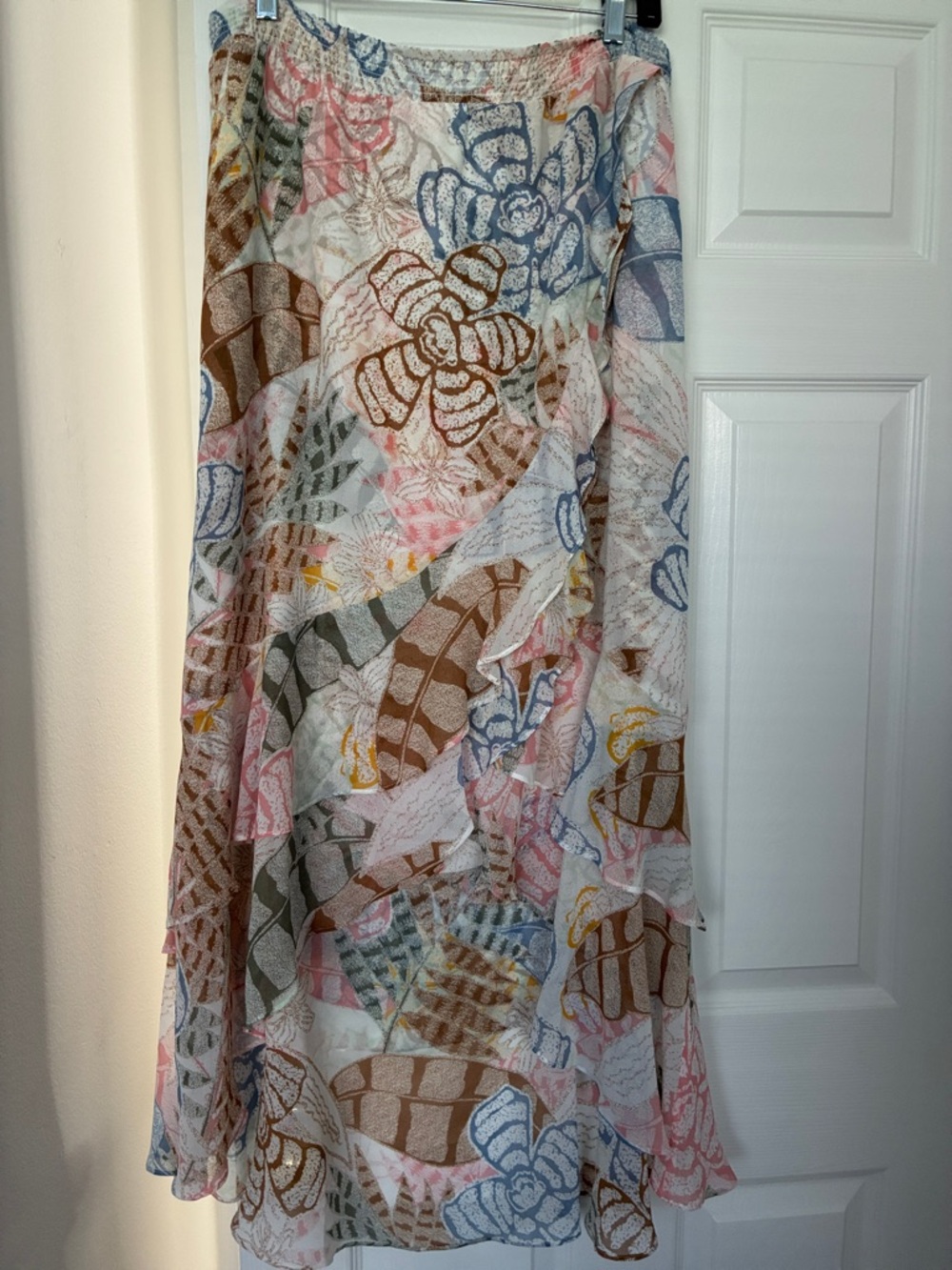 Beautiful brand new ruffle wrap skirt. White House Black Market